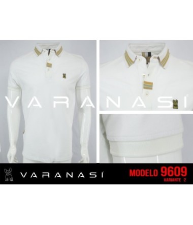 PLAYERA TIPO POLO CABALLERO VARANASI