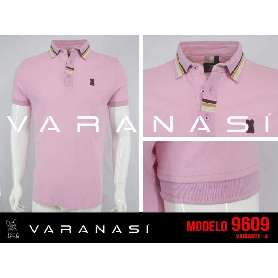 PLAYERA TIPO POLO CABALLERO VARANASI