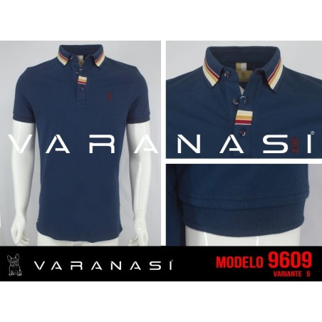 PLAYERA TIPO POLO CABALLERO VARANASI
