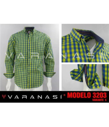 CAMISA CABALLERO MANGA LARGA VARANASI