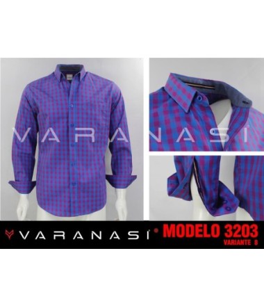 CAMISA CABALLERO MANGA LARGA VARANASI