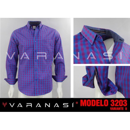 CAMISA CABALLERO MANGA LARGA VARANASI