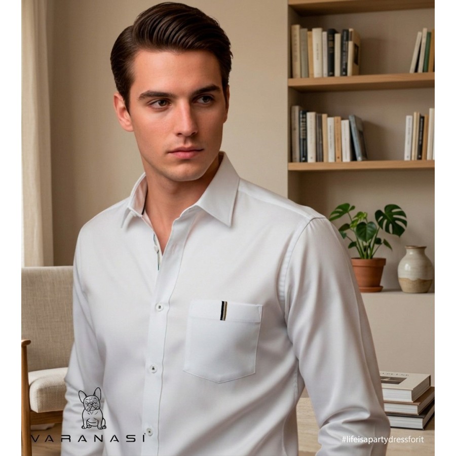 CAMISA CABALLERO MANGA LARGA VARANASI