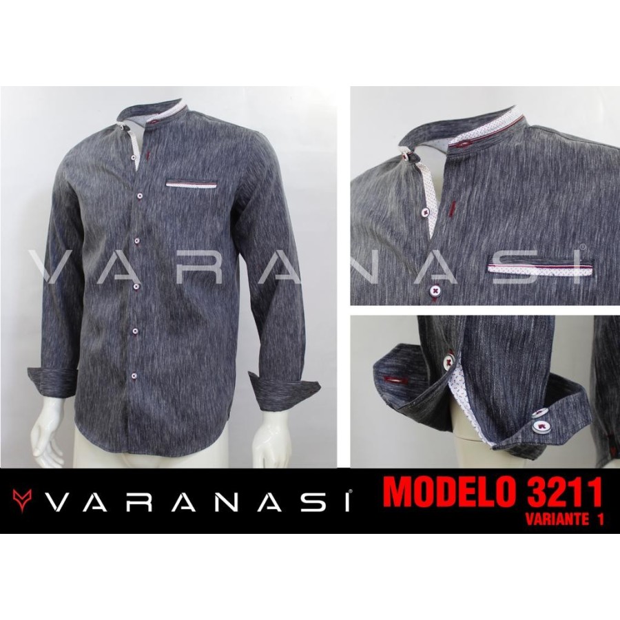 CAMISA CABALLERO MANGA LARGA VARANASI