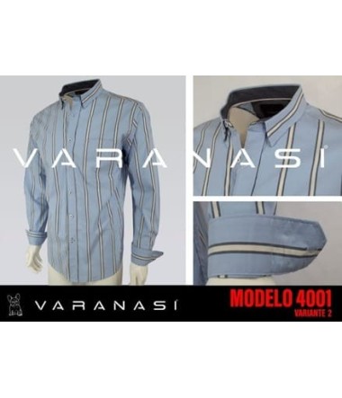 CAMISA CABALLERO MANGA LARGA VARANASI