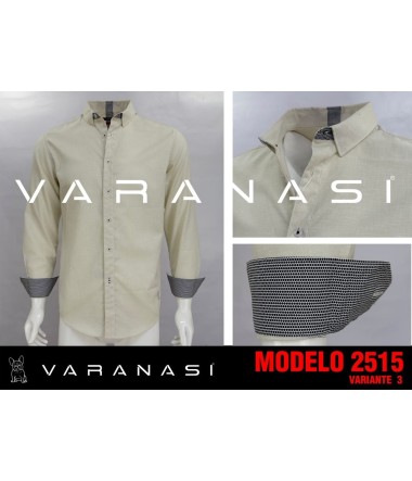 CAMISA CABALLERO MANGA LARGA VARANASI