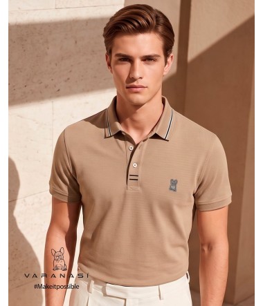 PLAYERA TIPO POLO CABALLERO VARANASI