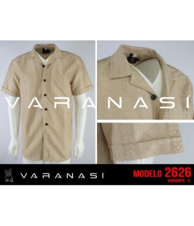 CAMISA CABALLERO MANGA CORTA VARANASI