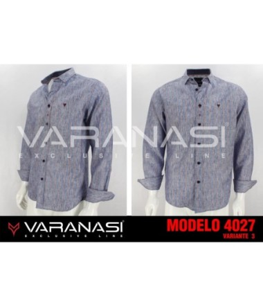 CAMISA CABALLERO MANGA LARGA VARANASI