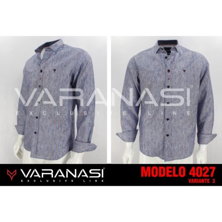 CAMISA CABALLERO MANGA LARGA VARANASI